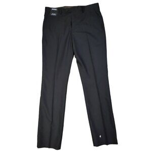 Murano Evan Electric Jungle Cheetah Black Dress Pants, 35, NWT